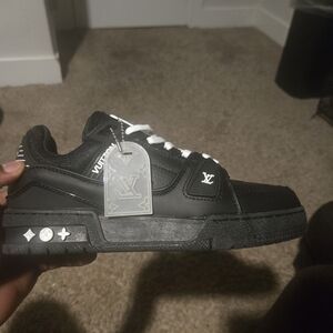 Louis Vuitton Black Womens Sneakers
